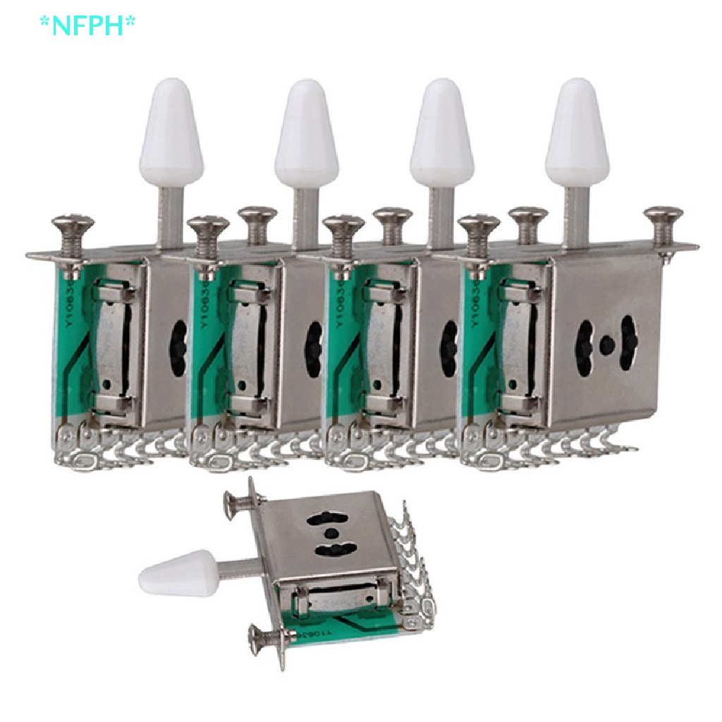 Công Tắc Pickup 5 Chiều Kèm Núm Vặn Cho Đàn Guitar Điện Fender Stratocaster Mới