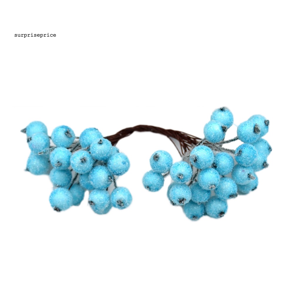 Set 20 Quả Mọng Nhân Tạo Bằng Xốp Dùng Trang Trí Tiệc Cưới / Giáng Sinh DIY