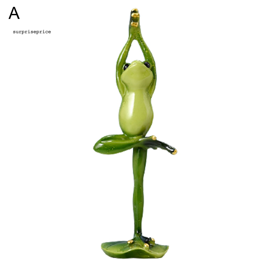 Tượng Ếch Bằng Nhựa Resin Nhiều Màu Sắc Trang Trí Sân Vườn