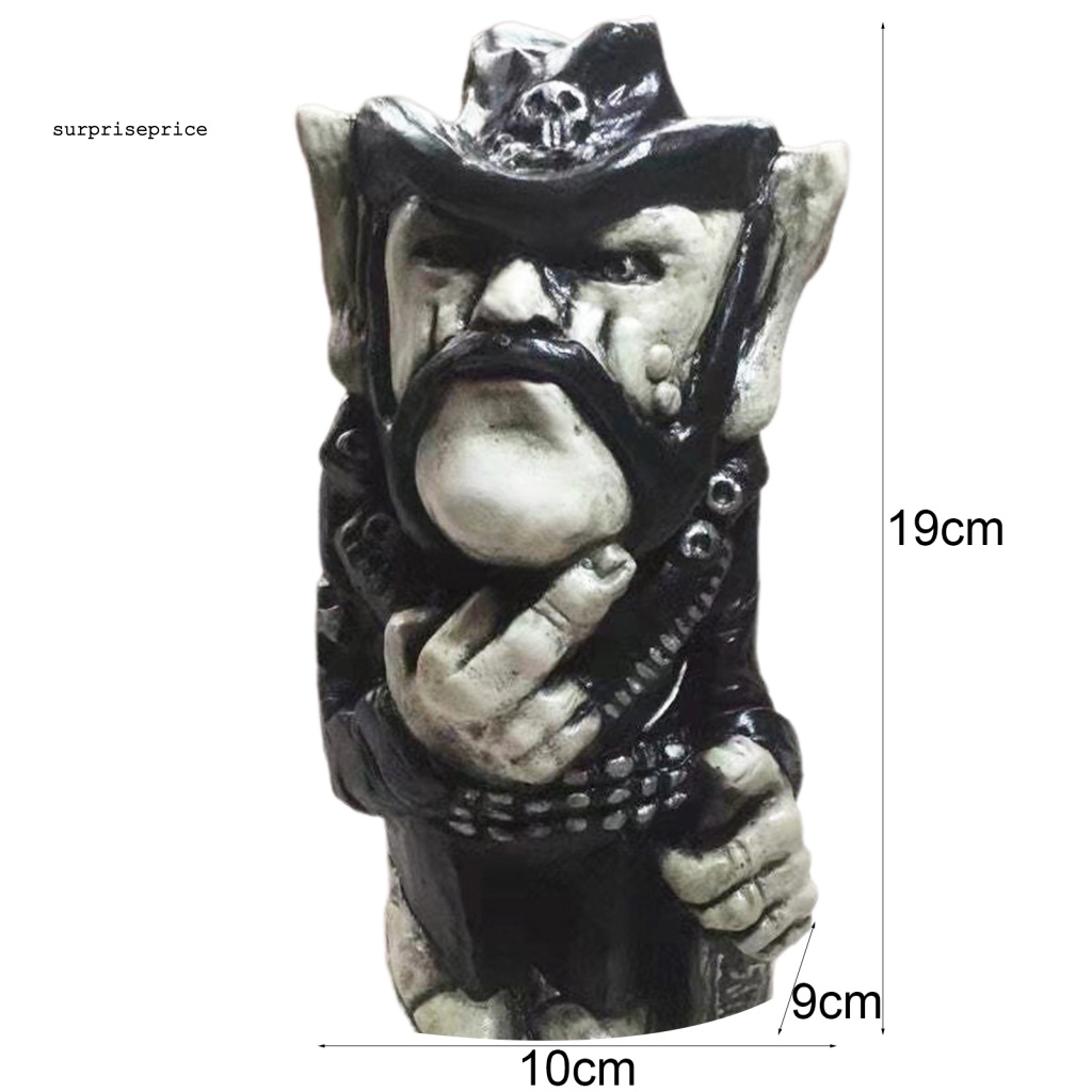 Mô Hình Đầu Lâu Cao Bồi Di Động Trang Trí Sân Vườn