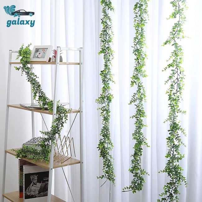 Dải Dây Lá Bạch Đàn Nhân Tạo Dài 1.8M Dùng Trang Trí Tường Đám Cưới