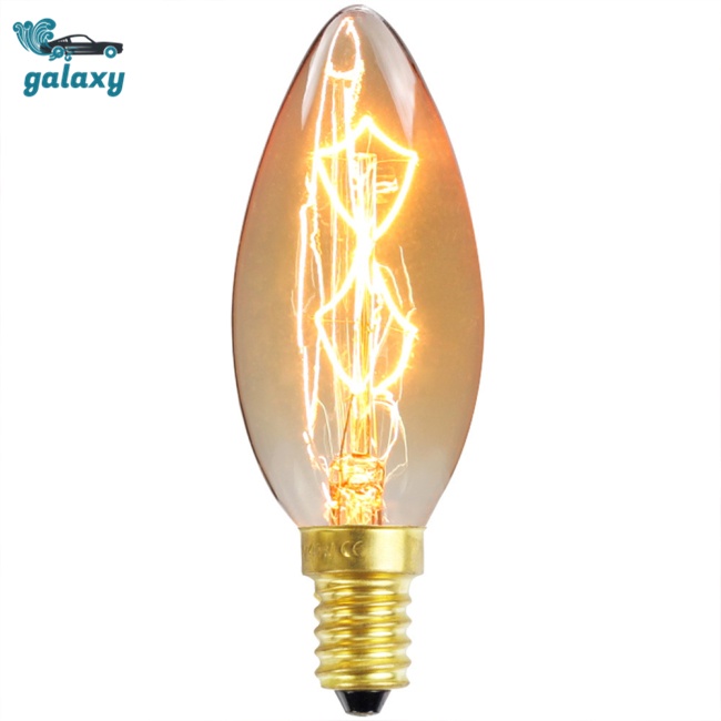 Galaxy Bóng Đèn Dây Tóc E14 Màu Vàng Ấm Áp Phong Cách Retro