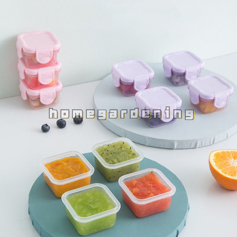 Hộp Nhựa Mini Đựng Thực Phẩm Chống Ẩm Mốc Có Nắp Chống Rò Rỉ Cho Nhà Bếp