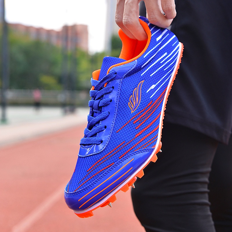 Hàng Có Sẵn Giày Thể Thao Chạy Bộ Chuyên Nghiệp Cỡ Lớn Có Sẵn Đinh Tán Thời Trang Cho Nam Và Nữ