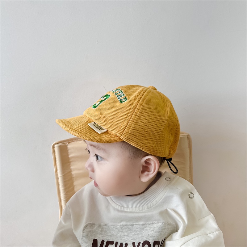 Mũ Lưỡi Trai Mềm Mại In Chữ Cái Phong Cách Hip Hop Cho Bé