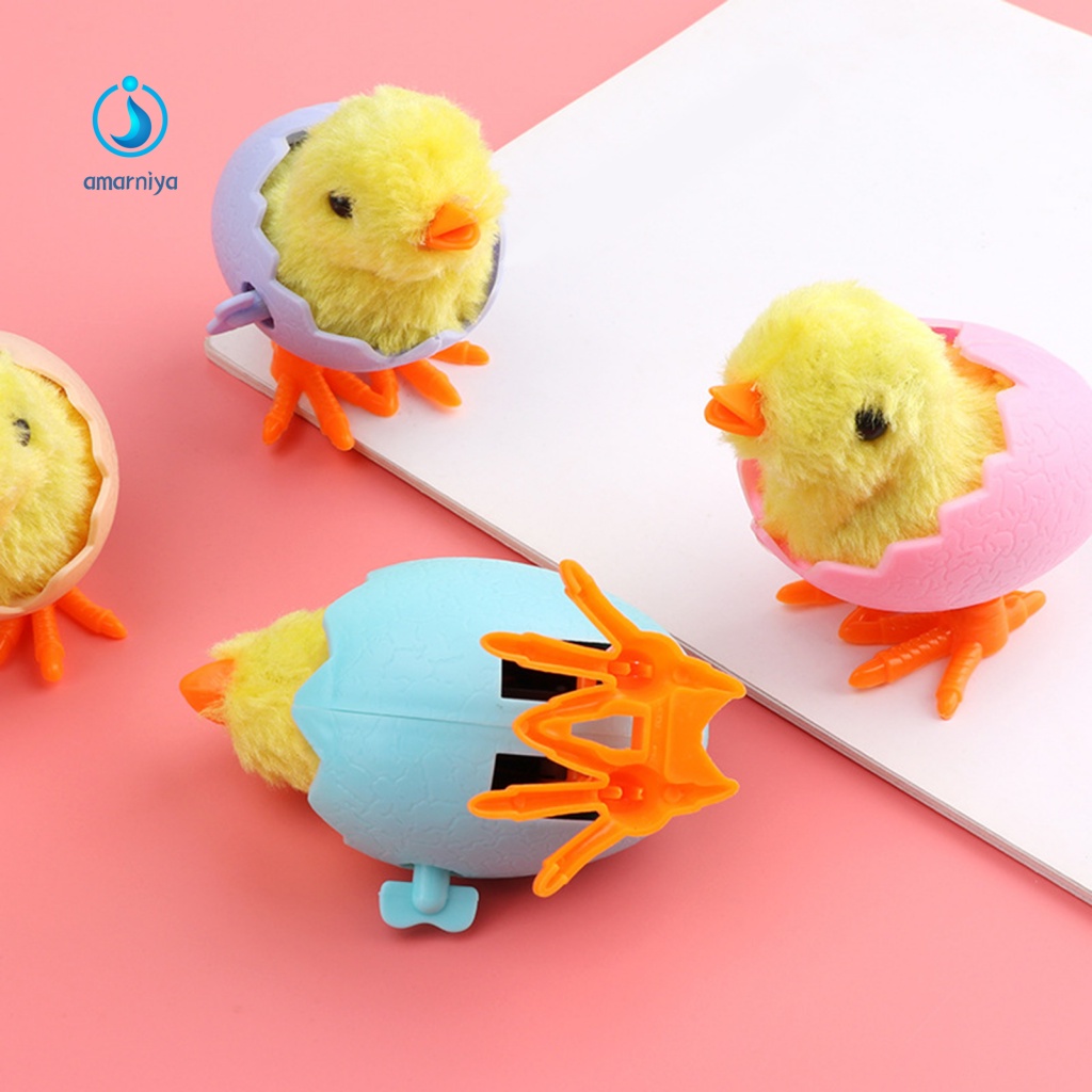 Amar Thú Nhồi Bông Hình Gà Con Lên Dây Cót Cho Bé