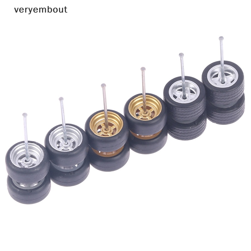 Bánh Xe Cao Su Tỉ Lệ 1 / 64 Cho Đồ Chơi