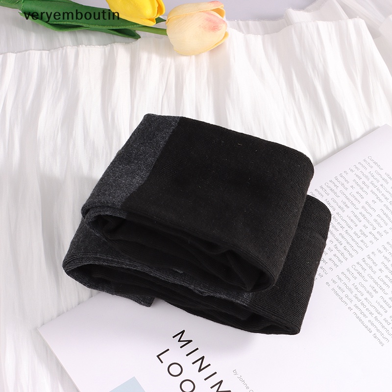 1 Đôi Tất Cotton Dài Qua Gối Thời Trang Phong Cách Hàn Quốc