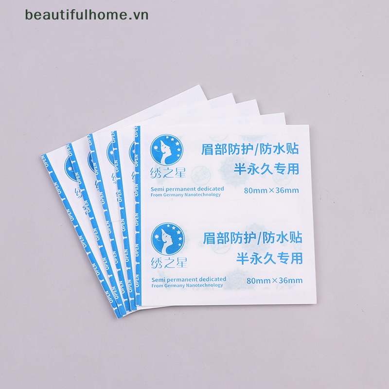 Bộ 10 Khuôn Kẻ Lông Mày Dùng Một Lần Tiện Dụng