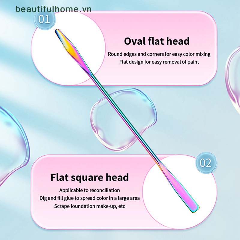 Bảng Trộn Màu Đánh Bóng Móng Tay Bằng Thép Không Gỉ