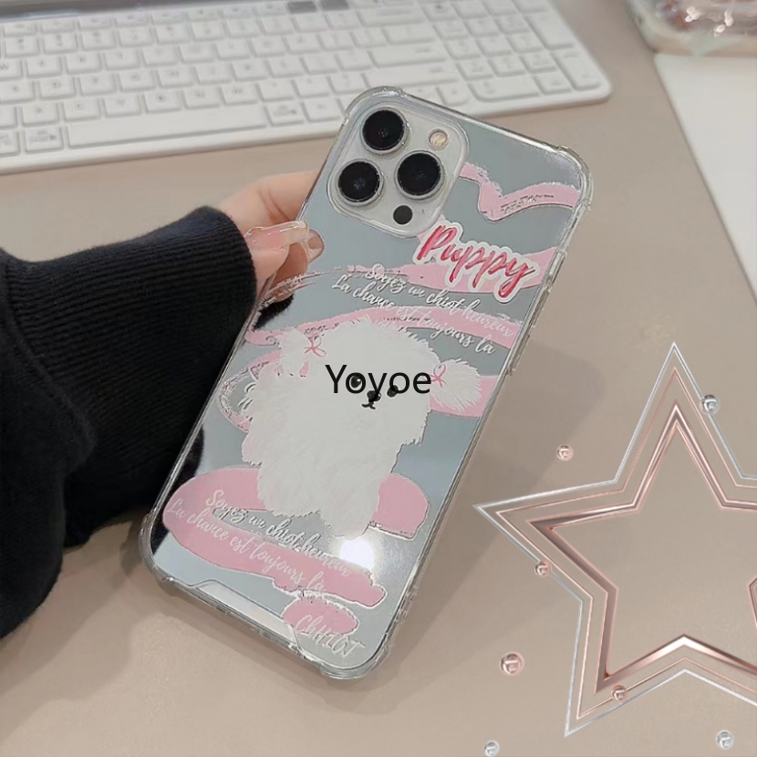 Ốp Điện Thoại Silicone Mềm Chống Sốc In Hình Chú Cún Dễ Thương Cho iPhone 14 13 12 11 Pro Max Xr X XS 7 8 SE 14 Plus