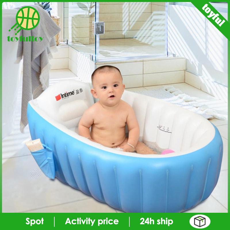 Bể bơi Bơm Hơi Bằng PVC Có Thể Gấp Gọn Cho Bé 1 2 3 Tuổi