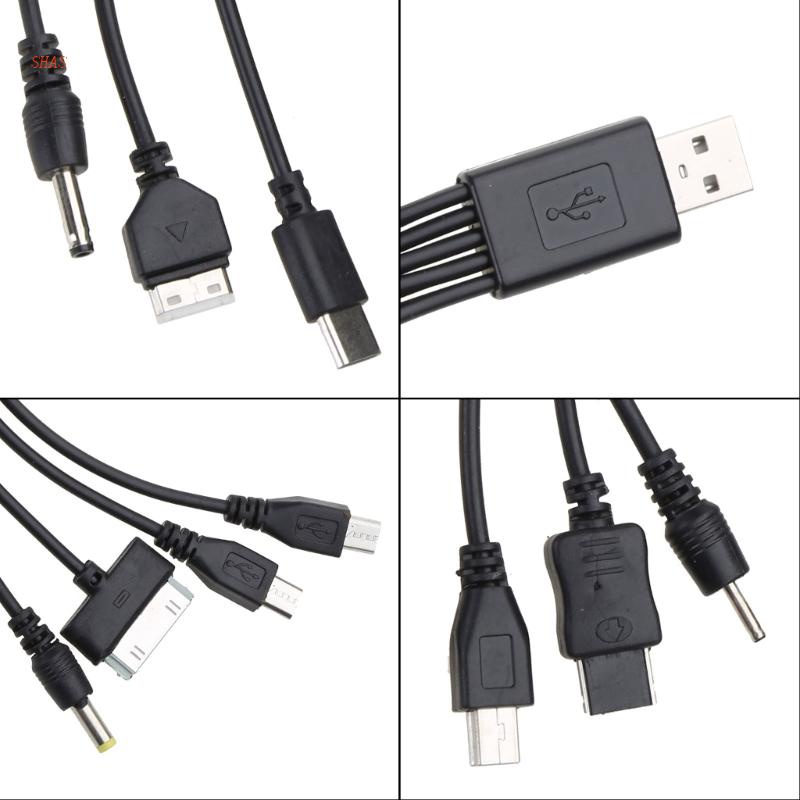 Cáp Sạc USB Đa Năng 10 Trong 1 Dài 20CM Cho Điện Thoại Di Động