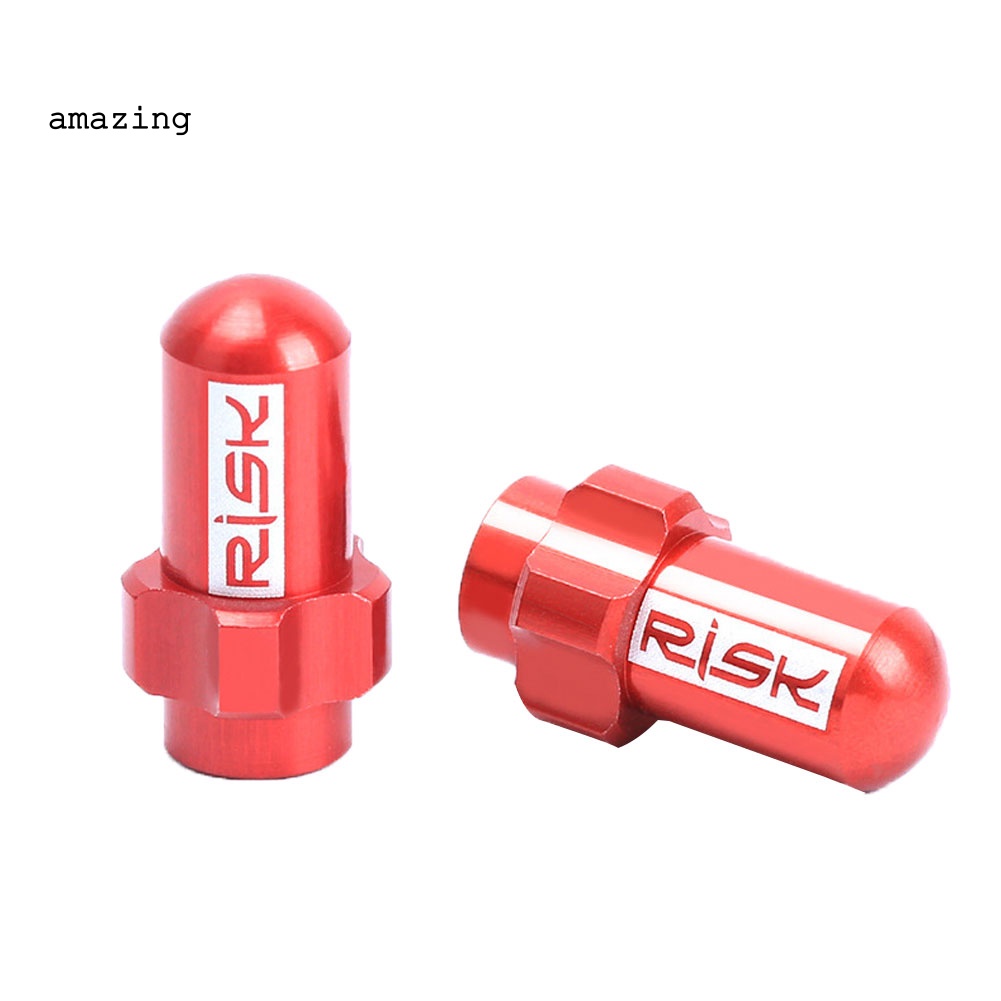 Bộ 2 Nắp Van Xe Đạp Bằng Hợp Kim Nhôm