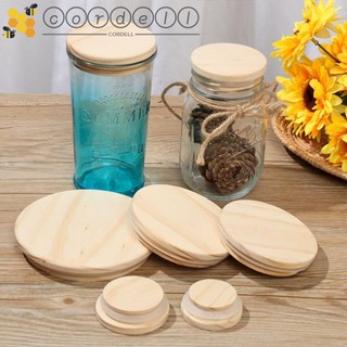 Nắp đậy hũ thủy tinh miệng rộng bằng gỗ thông có thể tái sử dụng tiện lợi