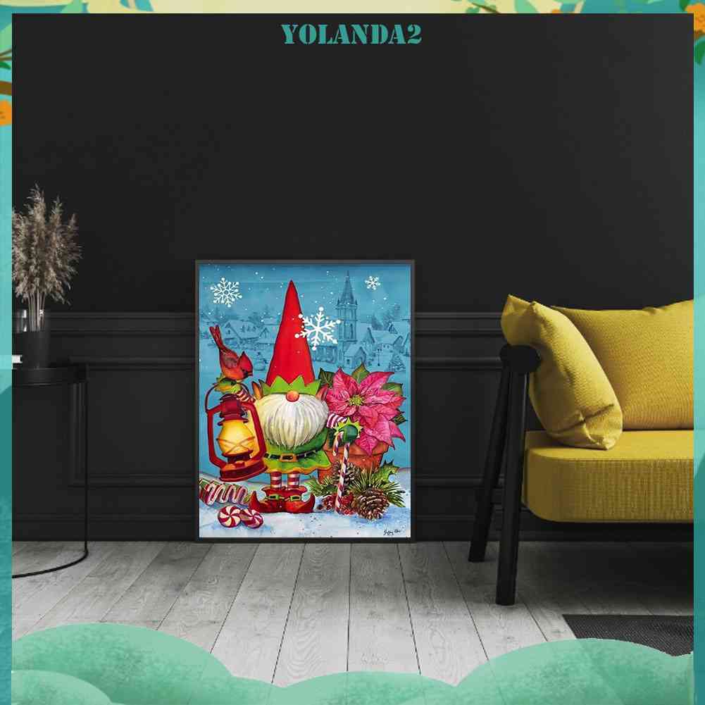 Bộ Tranh Đính Đá Họa Tiết Hoạt Hình Goblin Giáng Sinh Độc Đáo Trang Trí Nhà Cửa