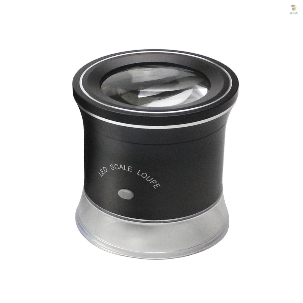 Kính Lúp Phóng Đại 30X Có Đèn LED Với 6 Trắng 3 Tia UV Có Thể Sạc Lại Dùng Để Đo Trang Sức