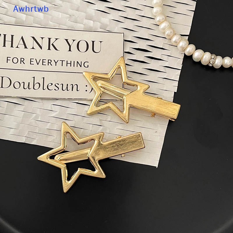 Kẹp Tóc Hình Ngôi Sao Nhiều Màu Sắc Lấp Lánh Bằng Hợp Kim Dễ Thương Cho Bé Gái Mới