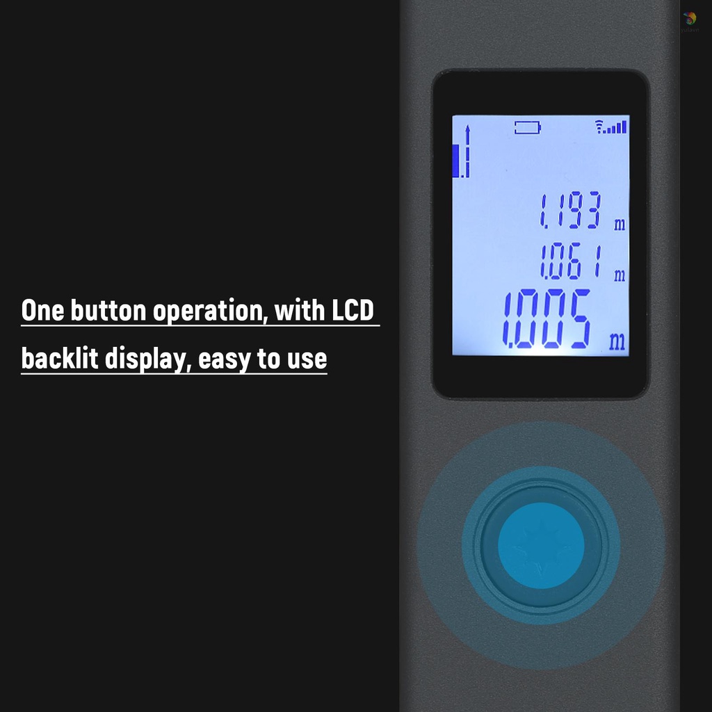 Máy Đo Khoảng Cách Kỹ Thuật Số Bằng Laser Cầm Tay 25m Có Màn Hình LCD