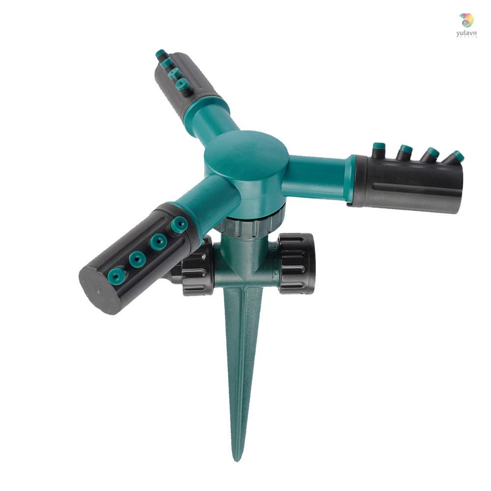 Vòi Phun Nước Ba Cánh Xoay 360 Độ Bằng Nhựa Có Thể Điều Chỉnh Tiện Dụng