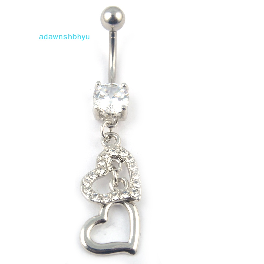 Khuyên RốN HìNh Tim ĐíNh Đá Xinh XắN