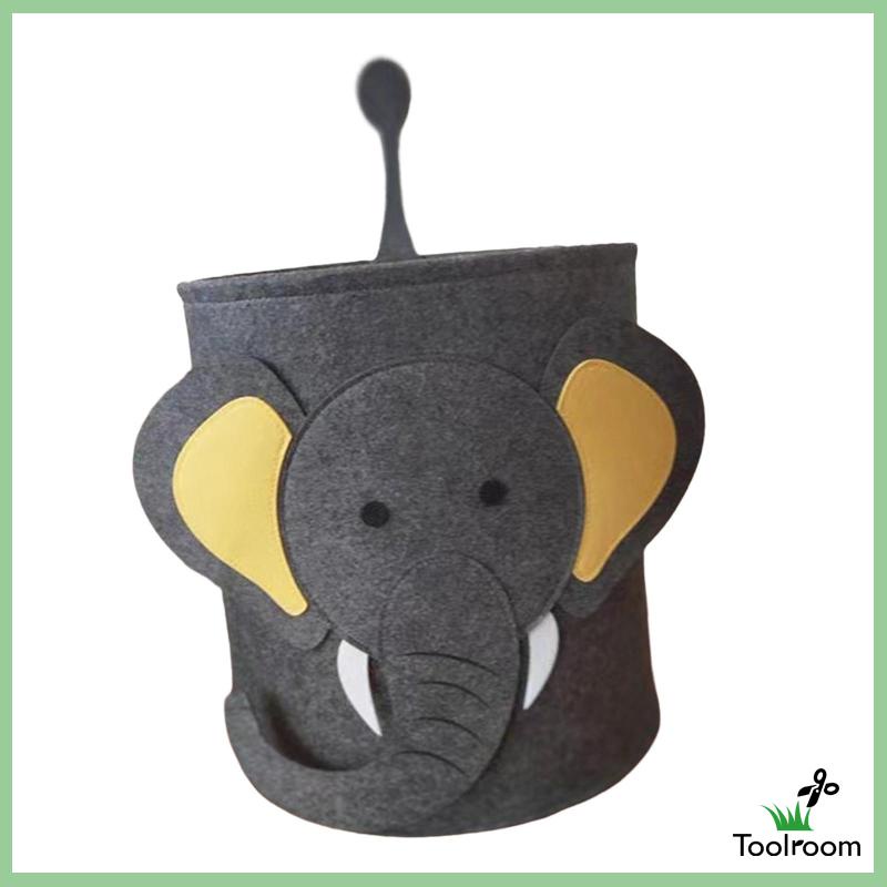 Giỏ Đựng Đồ Giặt / Đồ Chơi Bằng Vải Nỉ Mềm Mại Gọn Nhẹ