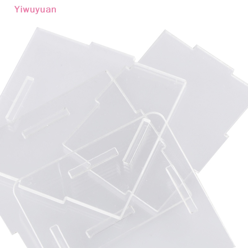 Hộp Đựng Đồ Chơi Khối Lập Phương Bằng Acrylic Trong Suốt Chống Bụi UV Mới