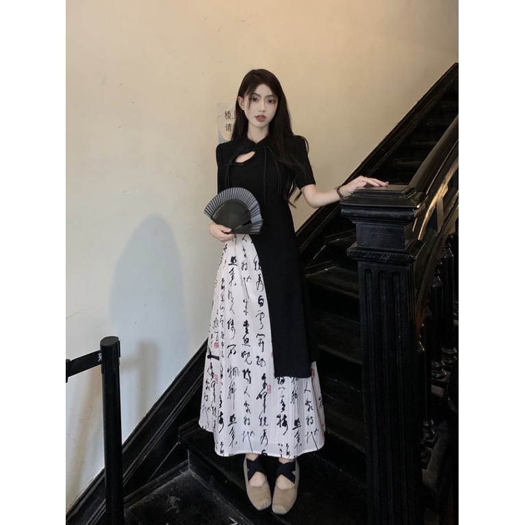 Áo Thun Ngắn Tay Phong Cách Trung Hoa Thời Trang Mùa Hè 2023 Cho Nữ 2022