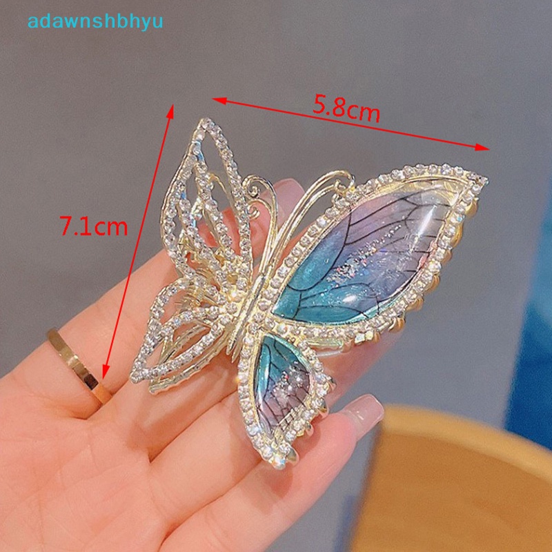 Kẹp Tóc Càng Cua Cá Mập Màu Nhám Thời Trang Cho Nữ