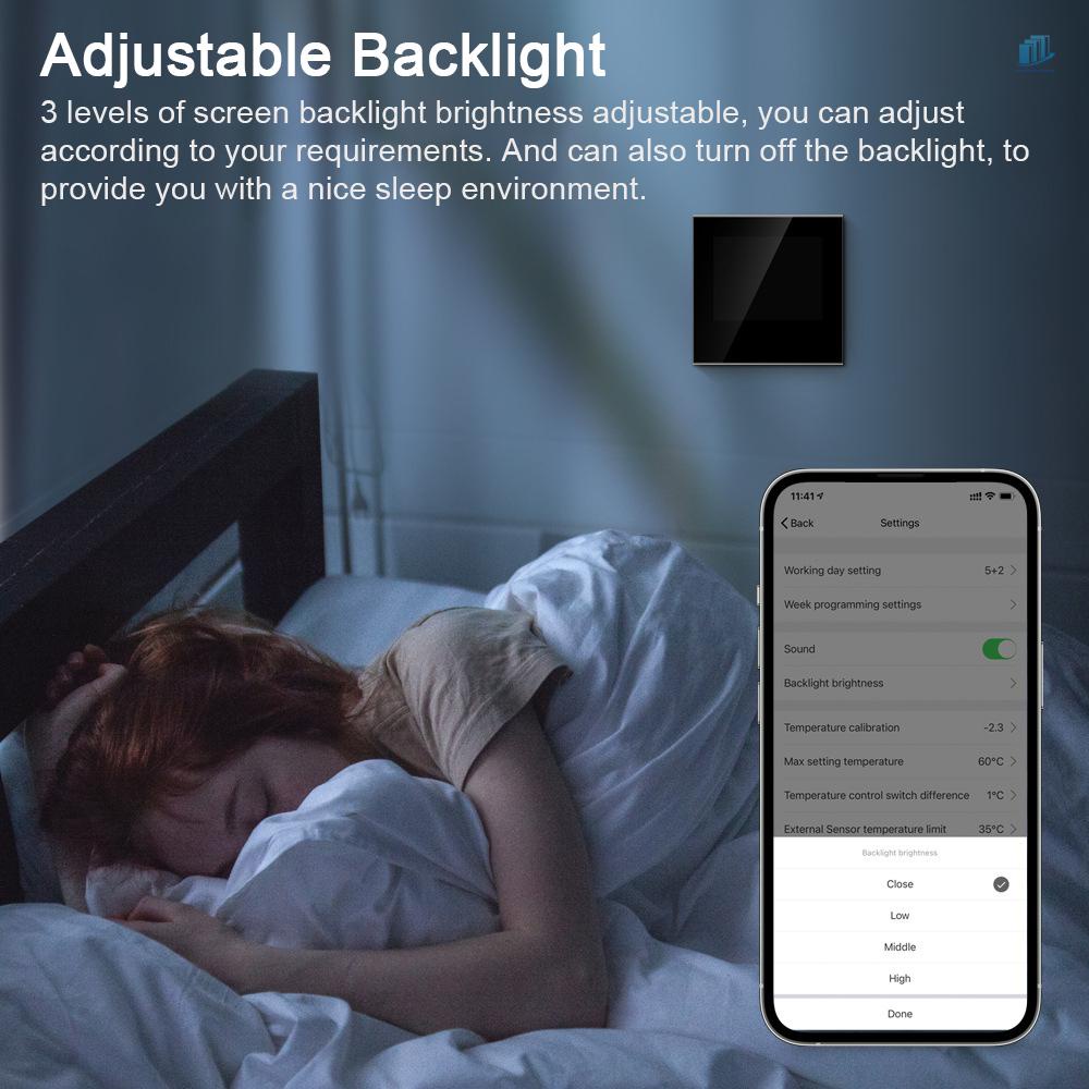 (s2mwvn) Thiết Bị Điều Khiển Nhiệt Độ Kết Nối WIFI Điều Khiển Từ Xa Tương Thích Với Yandex Alice Amazon Alexa an