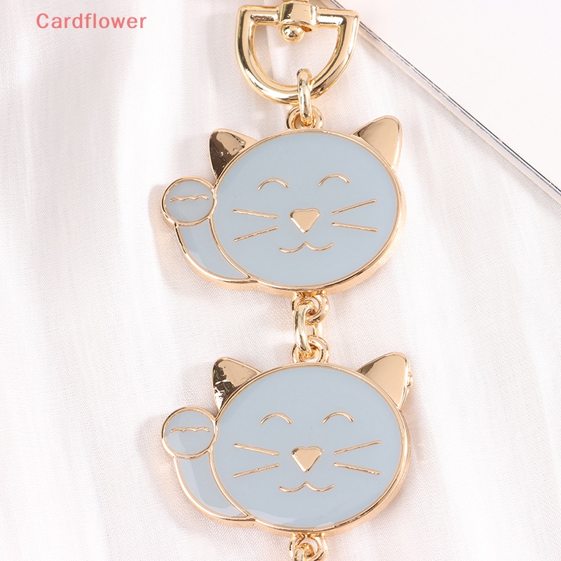 Dây Xích Nối Dài Túi Xách Tráng Men Hình Mèo Dễ Thương