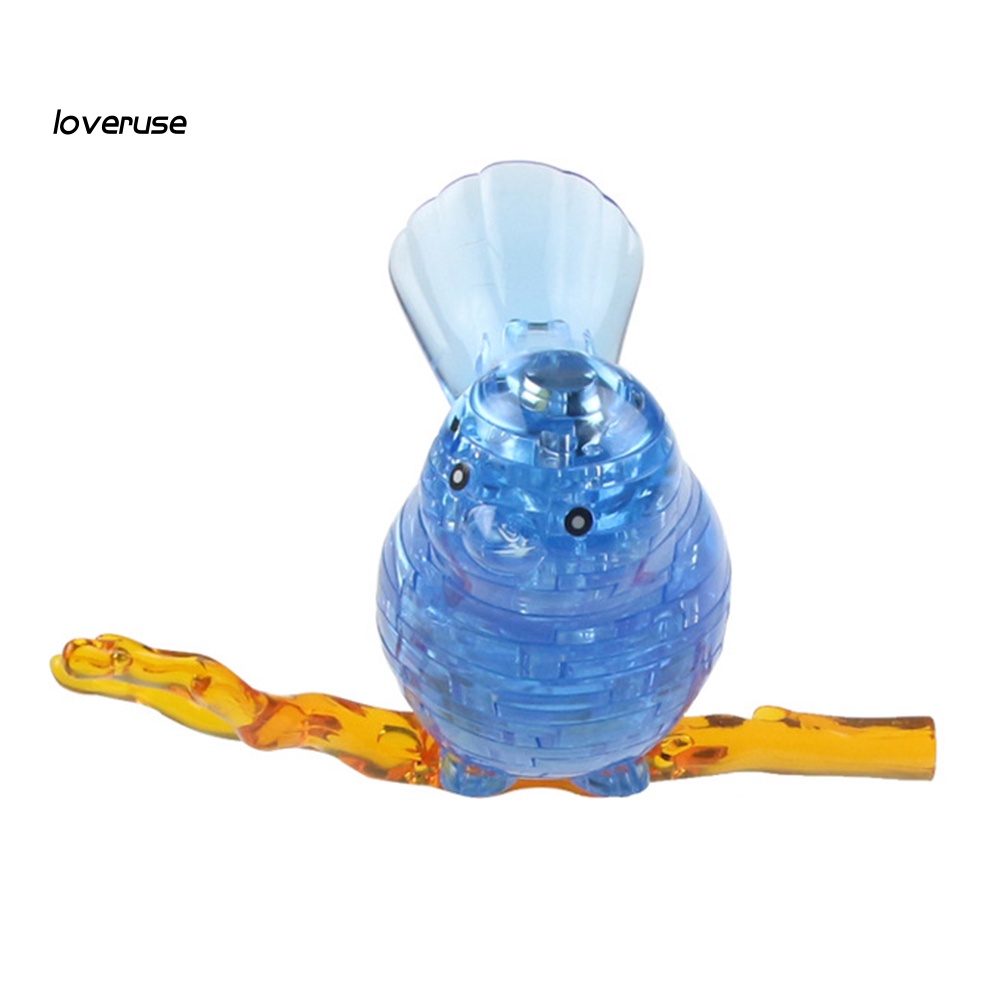Đồ Chơi Lắp Ráp Mô Hình Chú Chim 3D Bằng Pha Lê Xinh Xắn Cho Bé
