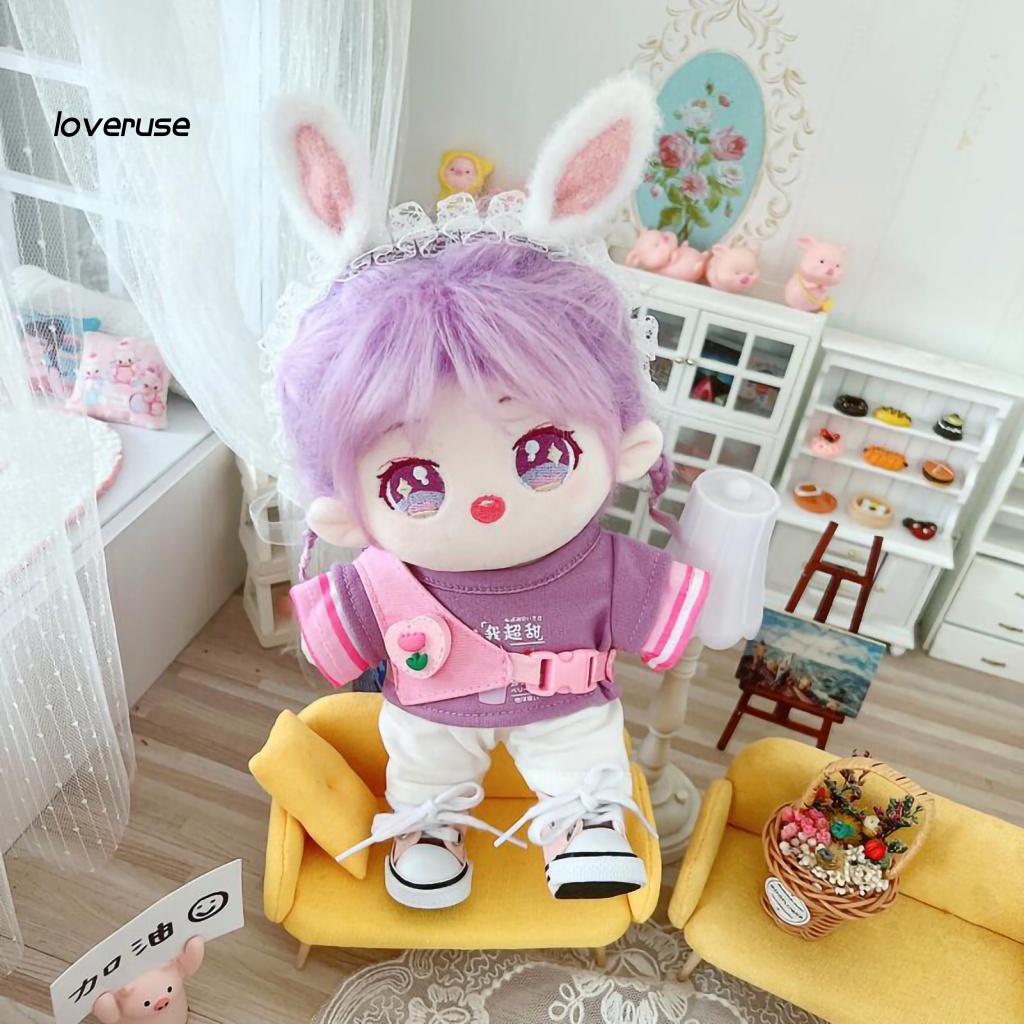 Áo Khoác Họa Tiết Hoạt Hình Đáng Yêu Cho Búp Bê 20cm