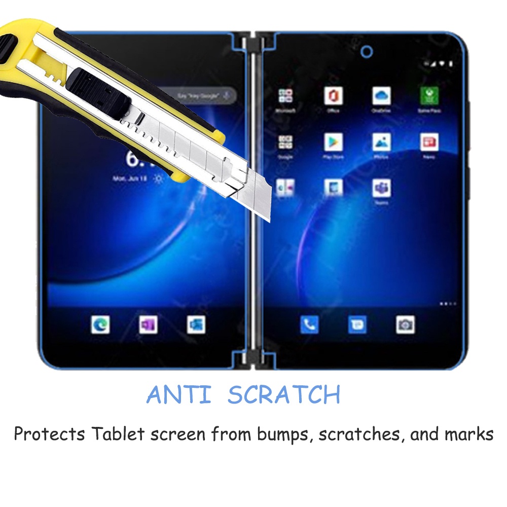Set 2 Phim Dán Bảo Vệ Màn Hình Chống Cháy Nổ Cho Surface Duo 2 Duo2