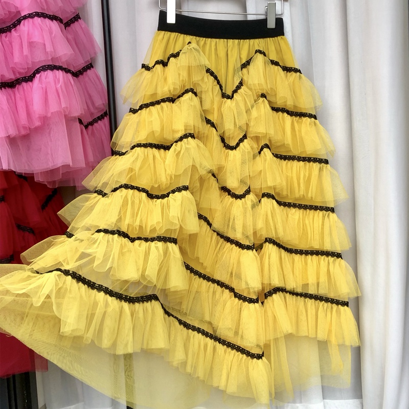 Chân Váy Ren Chữ a Dài 35 inch Thời Trang Cho Nữ