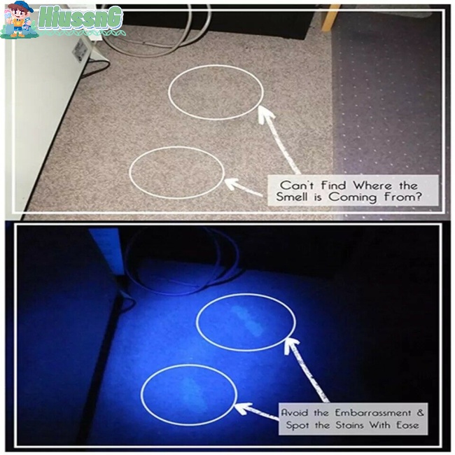 Đèn Pin Chiếu Tia Uv Có Dây Đeo Vai Cho Thú Cưng