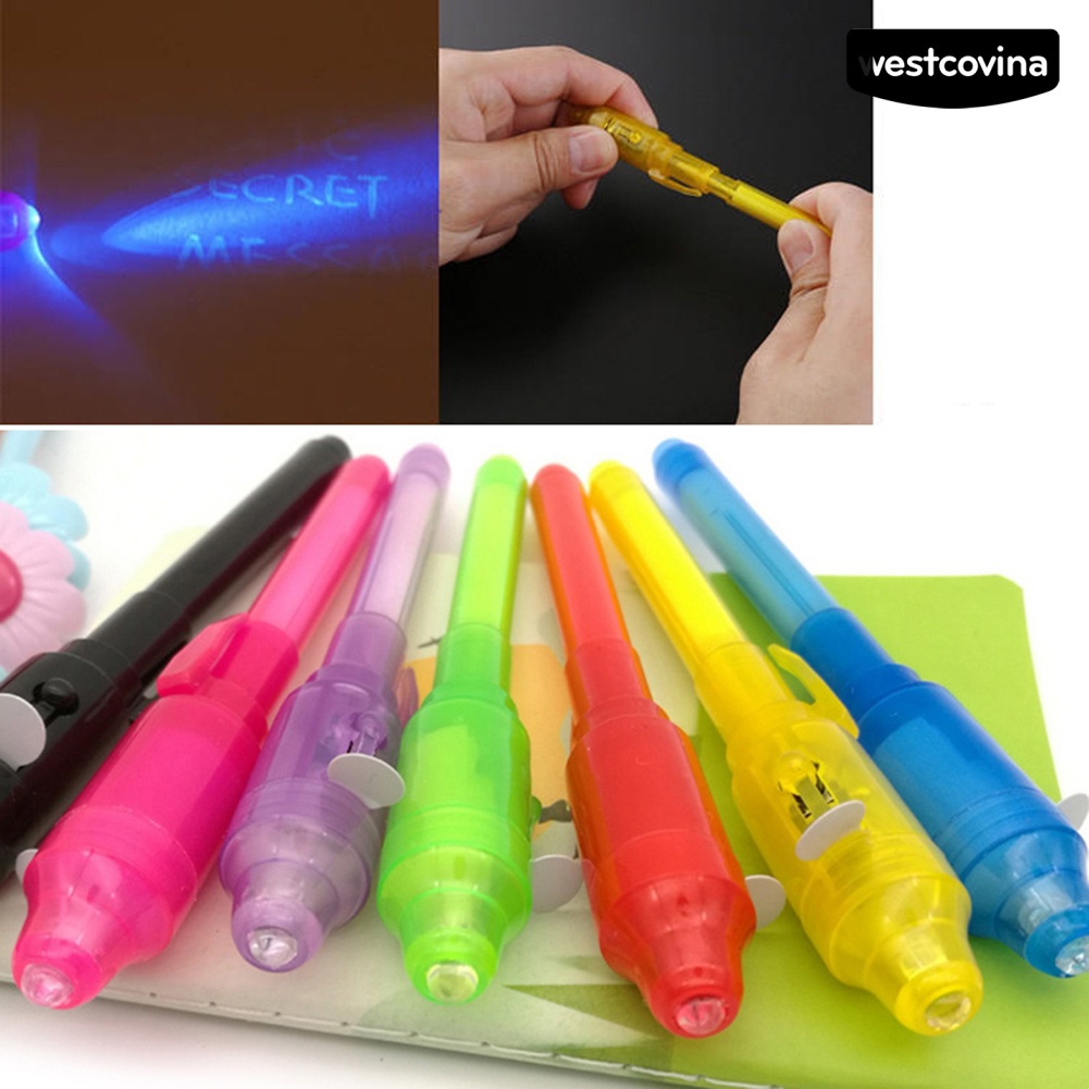 [COD]♪Bút Mực Vô Hình Tích Hợp Đèn UV Cho Học Sinh
