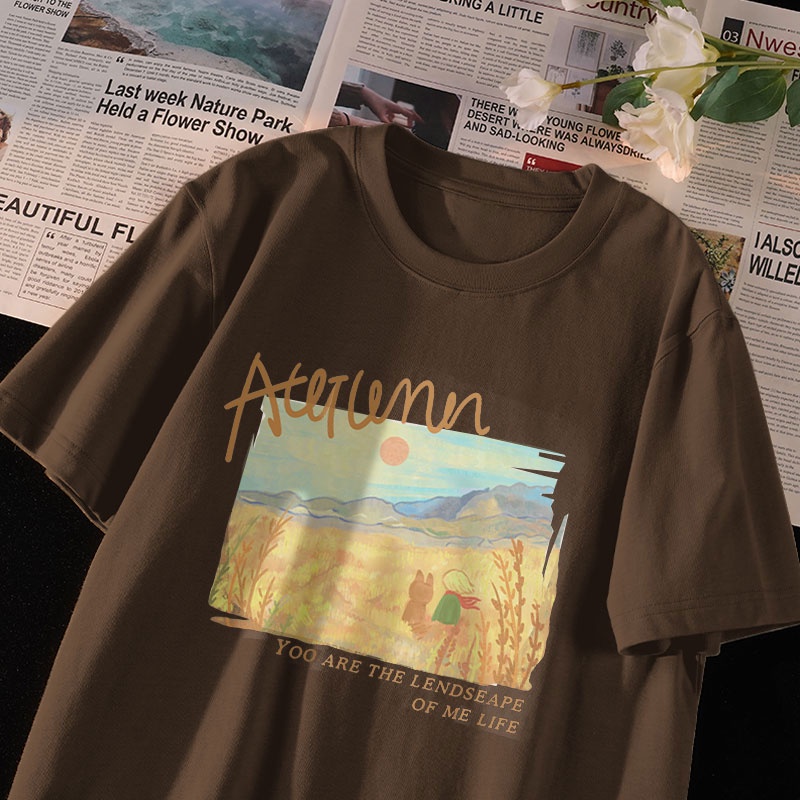 Áo Thun Unisex 100% Cotton Nguyên Chất Ngắn Tay Phong Cách Hàn Quốc Mới NRVP 2023