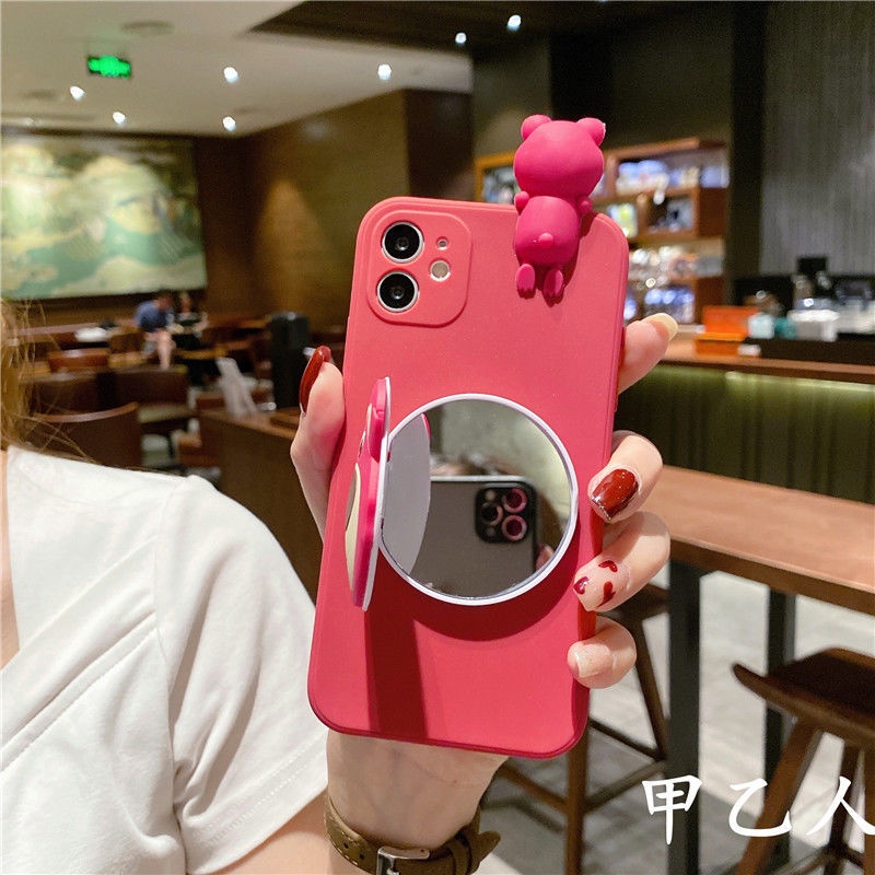 Ốp Điện Thoại Silicone In Hình Gấu Hoạt Hình Cho Apple 13 Pro Max Iphone11 / 12promax XS / XR 7 / 8plus XR 6S