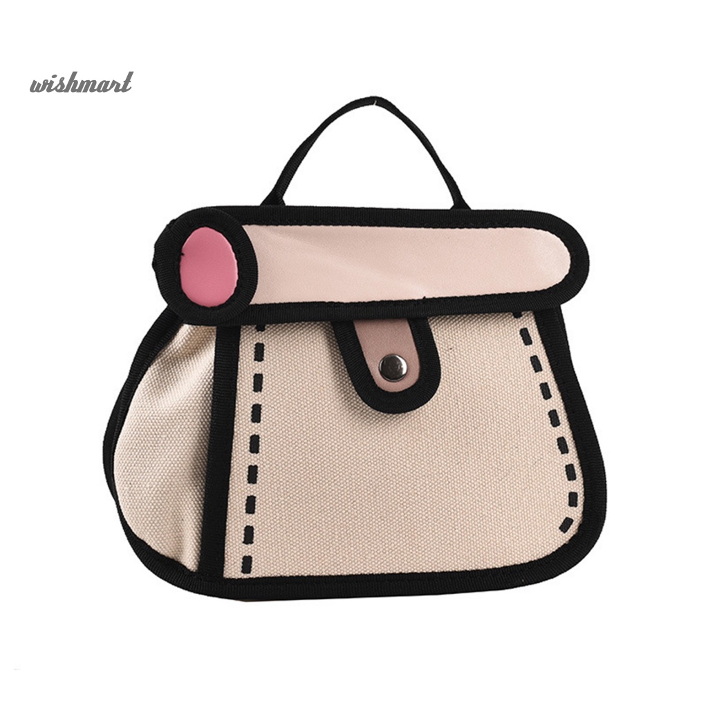 Túi Xách Đeo Chéo Trọng Lượng Nhẹ Có Tay Cầm Dành Cho Nữ Thanh Thiếu Niên [WM]