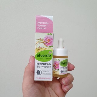 Tinh dầu hoa hồng Alverde Wildrose Gesichtsöl bio 15ml giúp trẻ hóa làn da, chống lão hóa - xuất xứ Đức