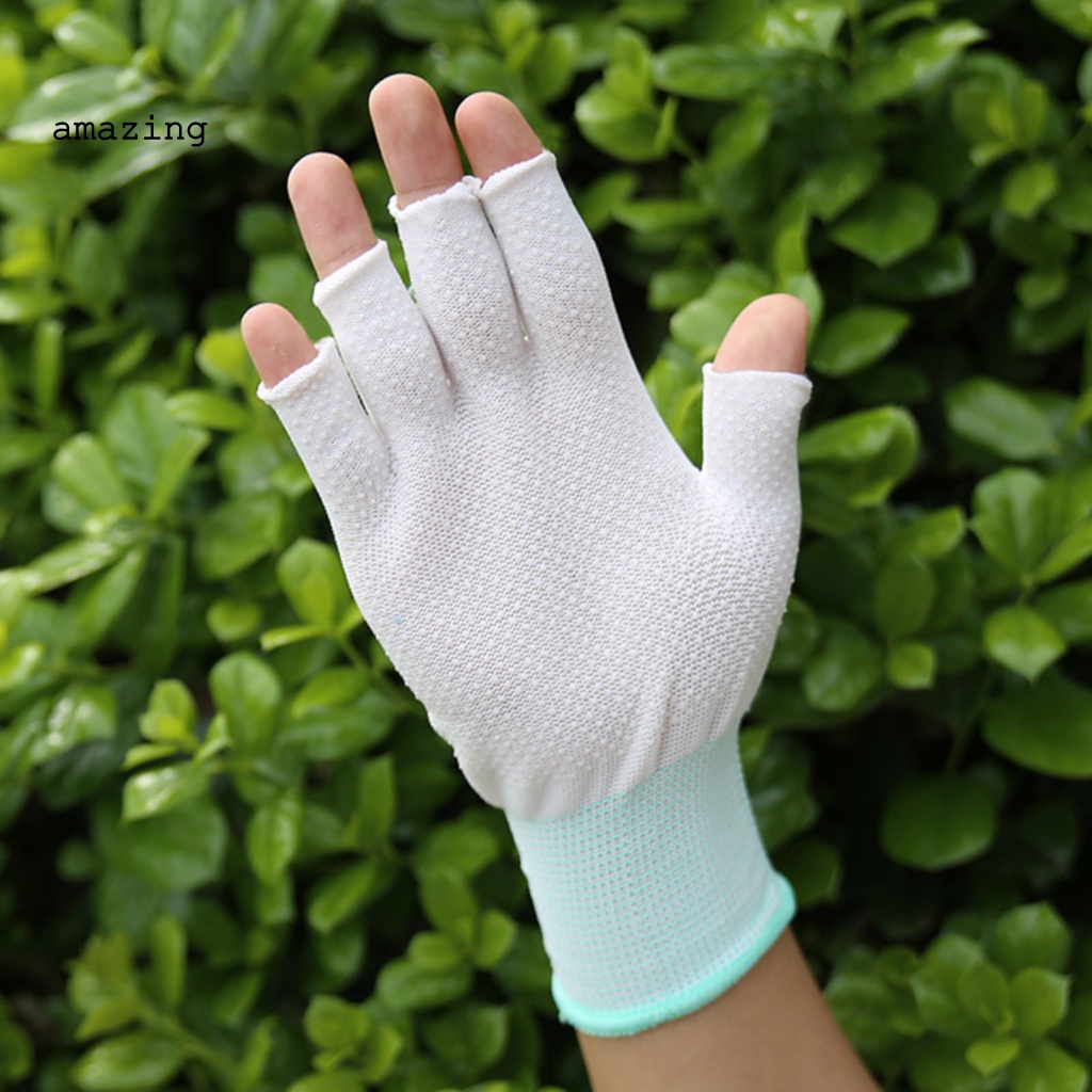 1 Đôi Găng Tay Chống Trượt Chống Mồ Hôi Màu Sắc Trơn Dùng Khi Đạp Xe