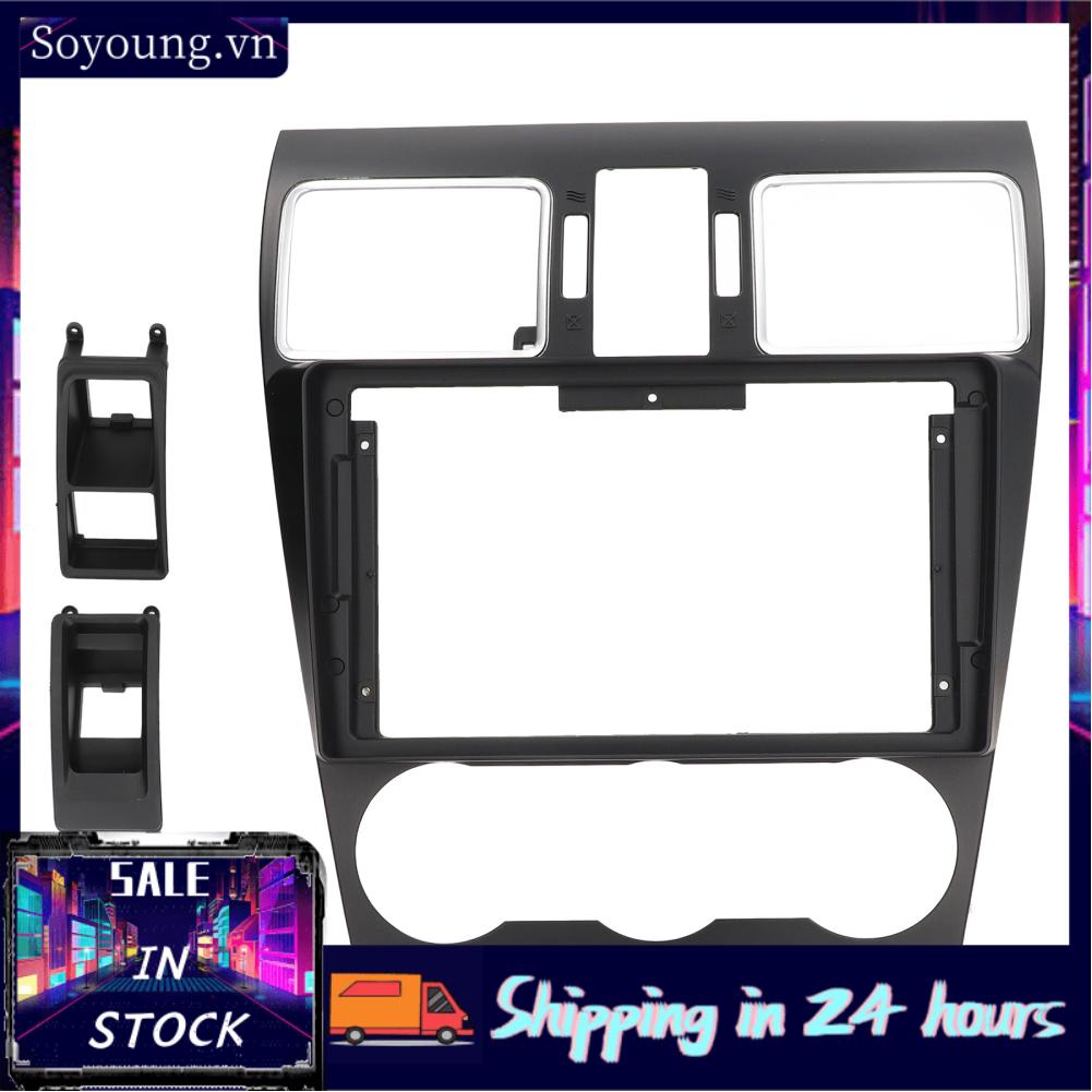 Soyoung Stereo Fascia 9in Car  Stereo Fascia  Panel Frame Replacement for SUBARU FORESTER 2012-2015 New Arrivals