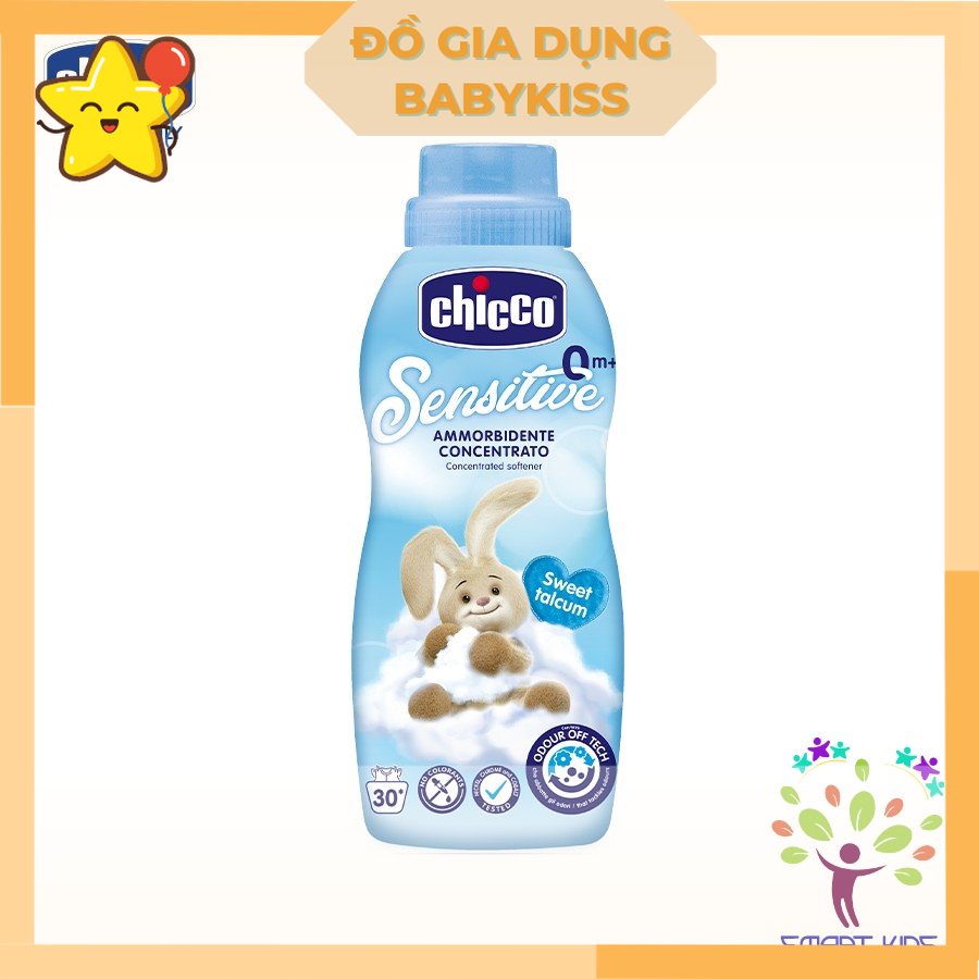 Nước xả vải Chicco 0M+ cho da nhạy cảm Gia Dụng BabyKiss