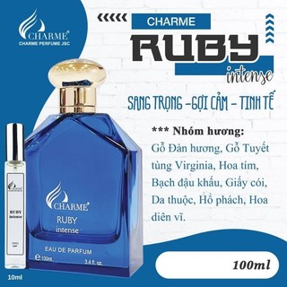 Nước hoa nam Charme Ruby Intense 10ml