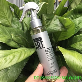 Xịt tạo kiểu sóng lơi L'oréal Tecni.art Beach Waves Spray 150ml, độ cứng 2 _{NEW}_