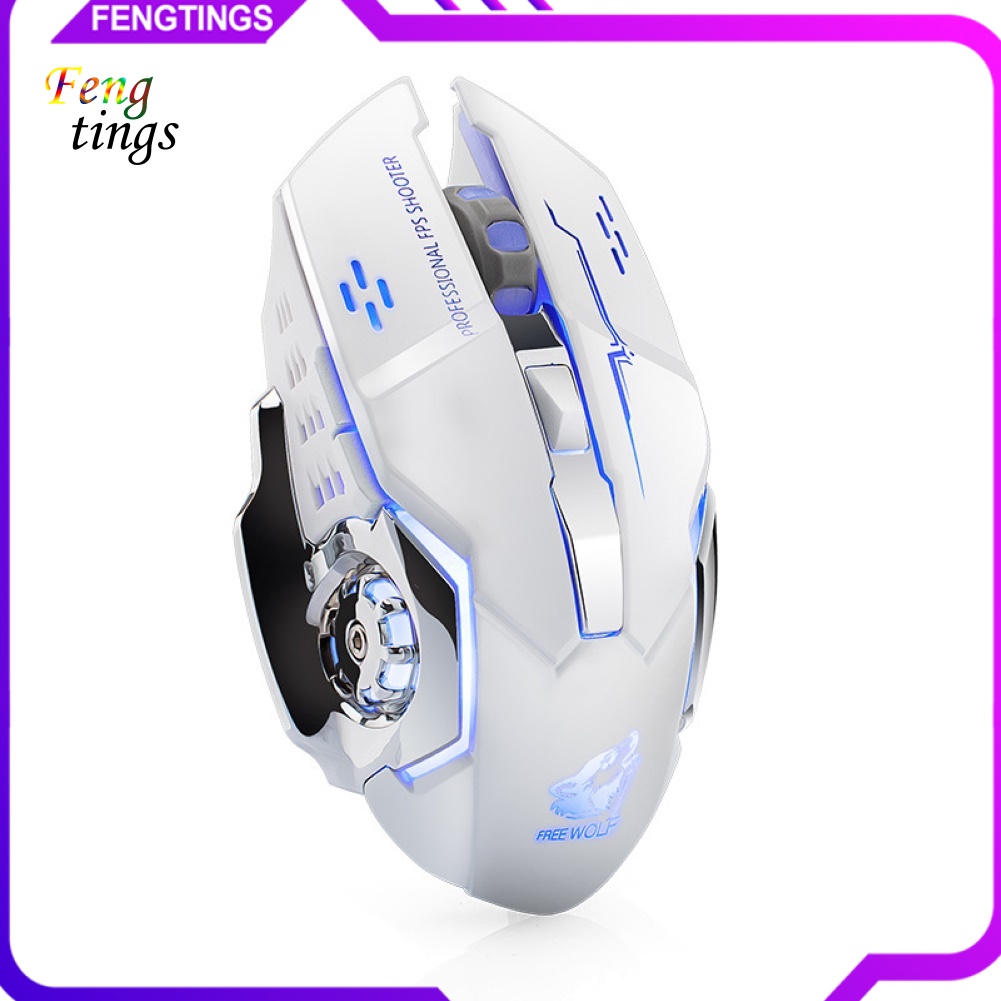 Chuột không dây Chơi Game Có Đèn Led Có Thể Sạc Lại