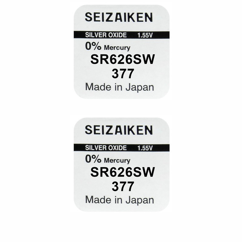 [CHÍNH HÃNG] Pin Seizaiken SII 377 SR626SW dành cho đồng hồ dùng pin 377 / SR626SW / LR626W / AG4 (Made in Japan)