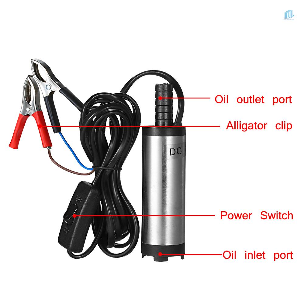 Bơm Nhiên Liệu 38mm DC 12V / 24V Chuyên Dụng