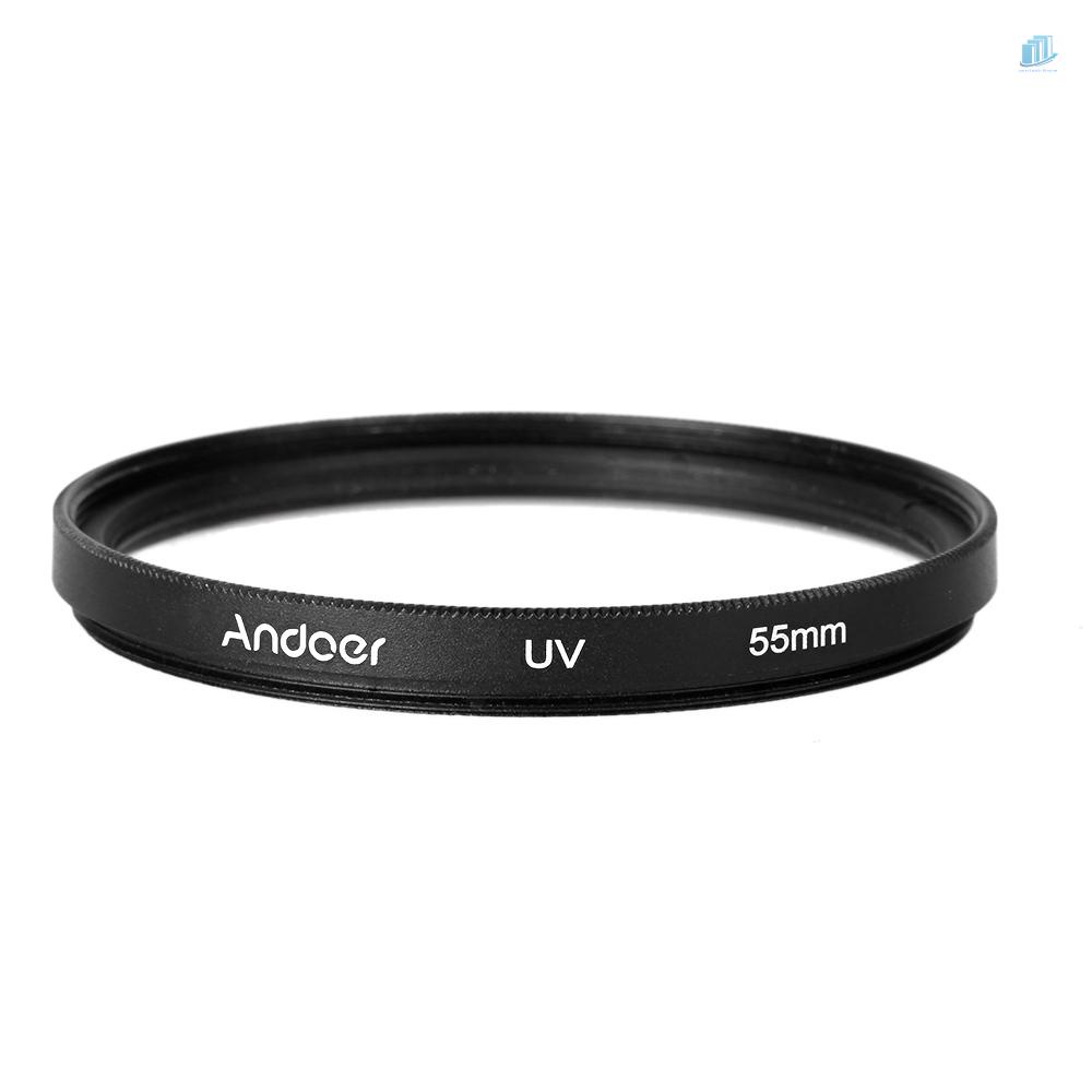 Bộ Kính Lọc Phân Cực Andoer 55mm UV + CPL + 4 + Star 8 Điểm Cho Máy Ảnh Pentax DSLR